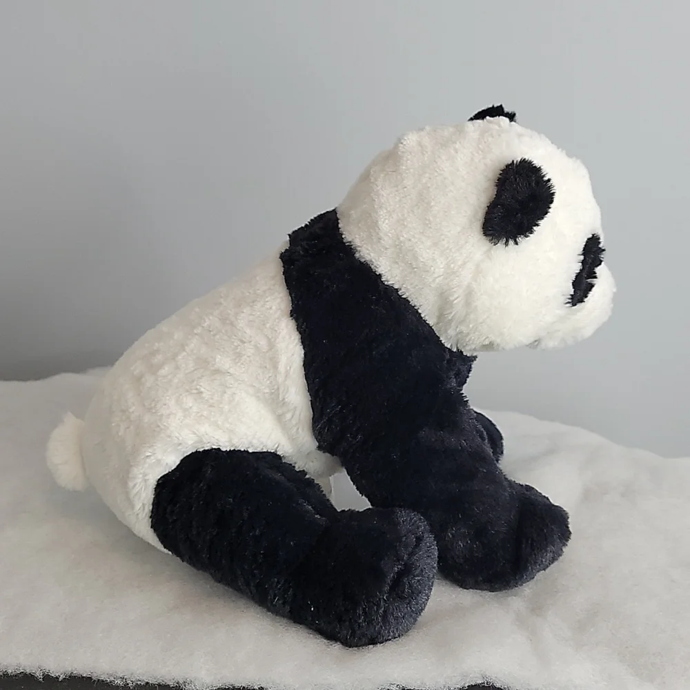 IKEA KRAMIG Panda Bear Plush Black & White Soft 12